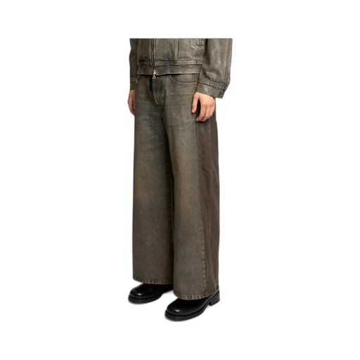D-Cali-S Coated Denim Drawstring Jeans