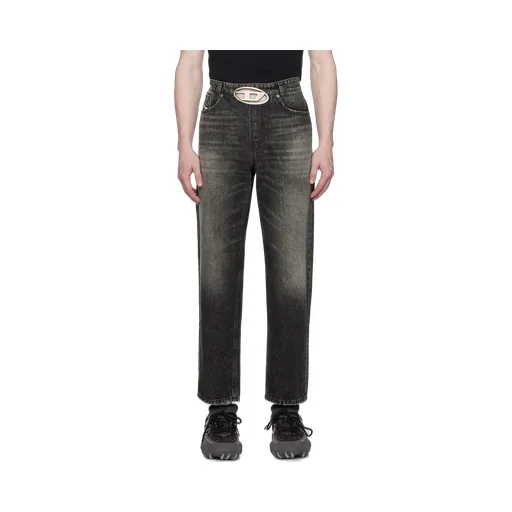 Oval-D Logo Plaque Straight-Leg Jeans