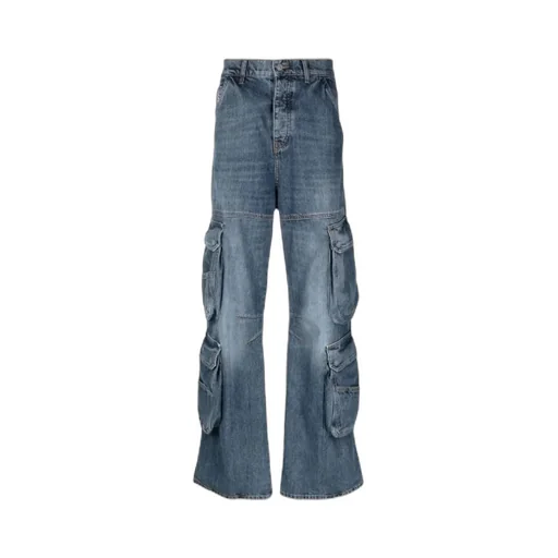 Mid-Rise Straight Leg Jeans
