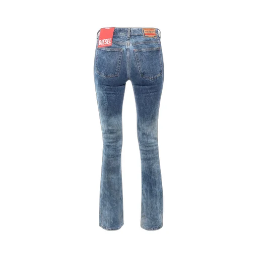 Logo Patch Embellished Flared Jeans