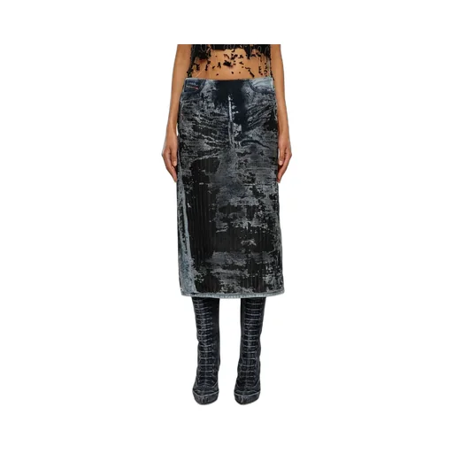 De-Pra-Fse1 Denim Midi Skirt