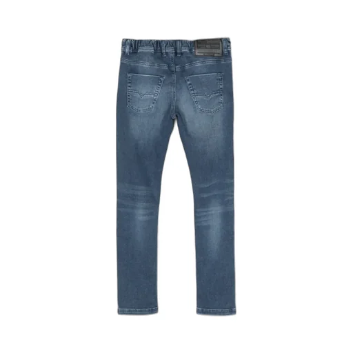 Skinny-Cut Jeans With Drawstring Waist