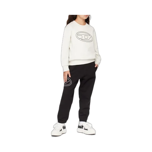 Diesel Kids Smartbigoval Over Oval D Logo Embossed Sweatshirt