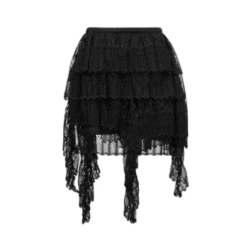 Ruffled Miniskirt