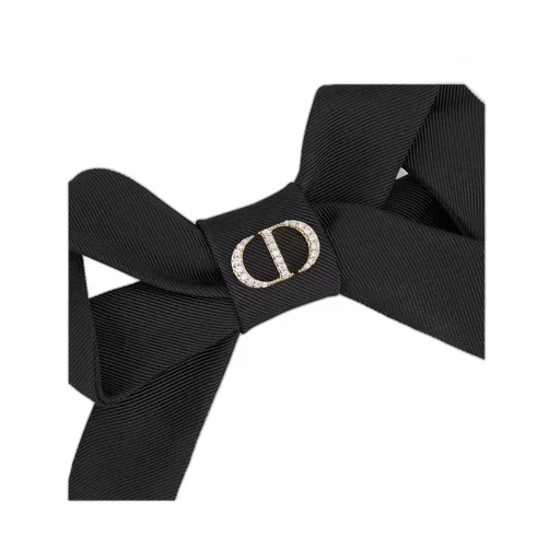Logo Embellished Bow