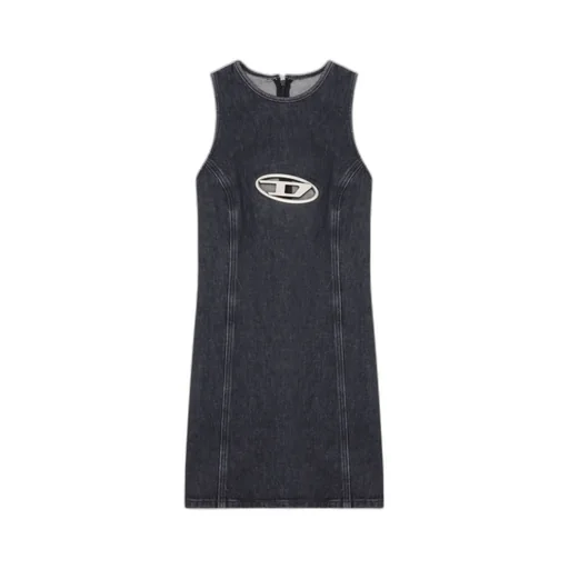 Oval D Denim Mini Dress