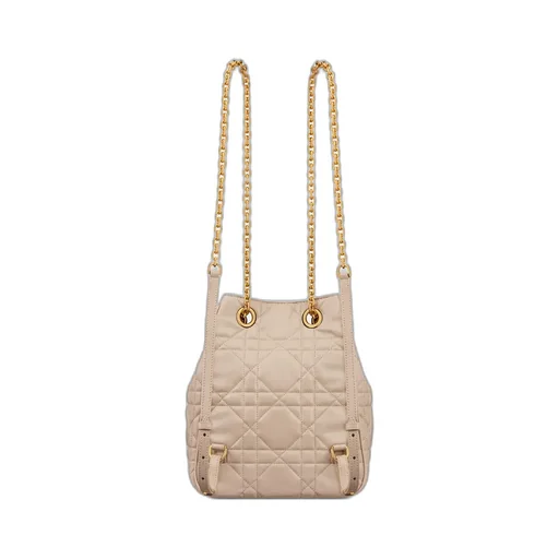 Medium Dior Caro Multicarry Backpack With Chain