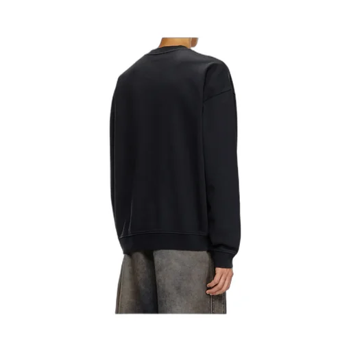 S-Boxt-N5 Distressed Flocked Logo Sweatshirt