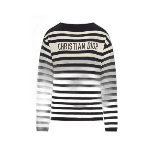 Striped Button-Detail Knitwear