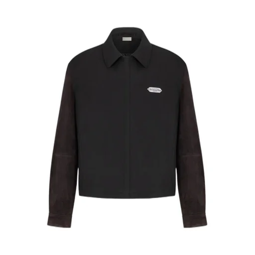 Zip-Up Wool Coat