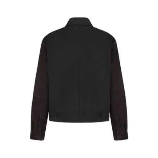 Zip-Up Wool Coat