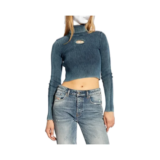 M-Anchor-A Cut-Out Knitted Cropped Top