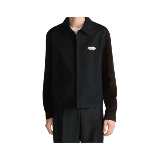 Zip-Up Wool Coat