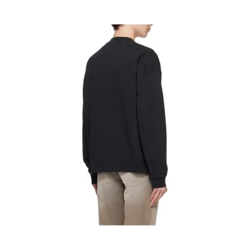 S-Boxt-N5 Distressed Flocked Logo Sweatshirt