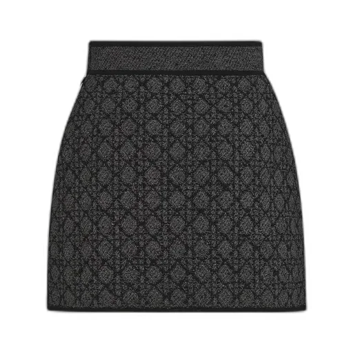 Macrocannage Miniskirt