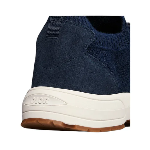 Knit Lace-Up Sneakers