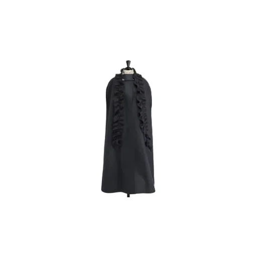 Cape With Removable Ruched Collar