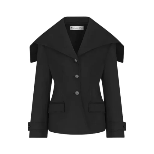 Fitted Jacket With Sailor Collar