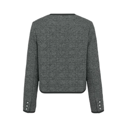 Macrocannage Cropped Jacket