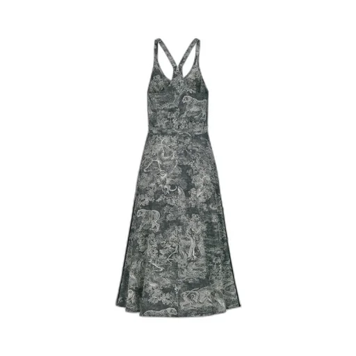 Dioriviera Mid-Length Belted Dress