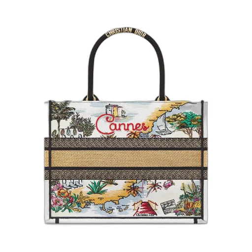 Cannes Dior Souvenir Medium Dior Book Tote