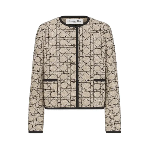 Macrocannage Cropped Jacket