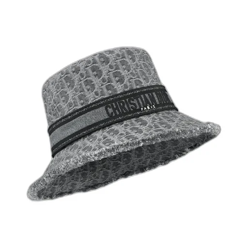 D-Bobby Dior Oblique Small-Brim Bucket Hat