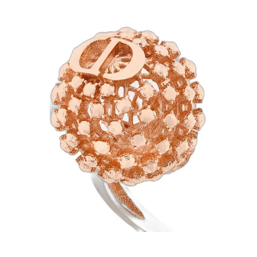 Logo Engraved Embellished Ring