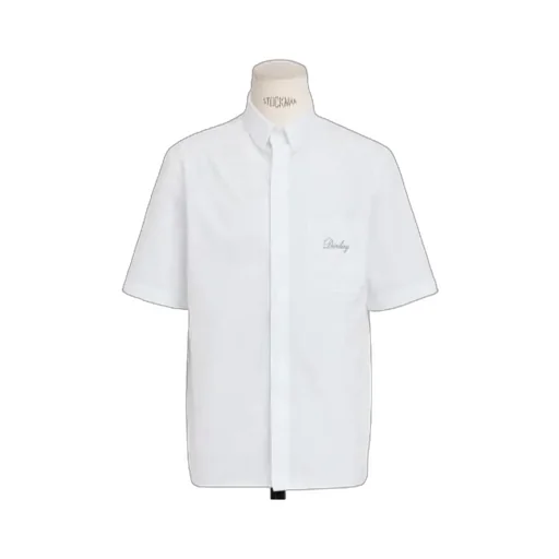 Short-Sleeved Shirt With Diorling Embroidery