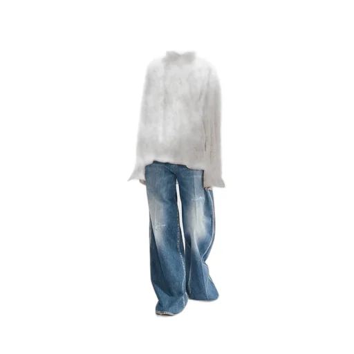 Blouse With Removable Ruched Collar