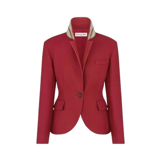 Contrast Collar Jacket