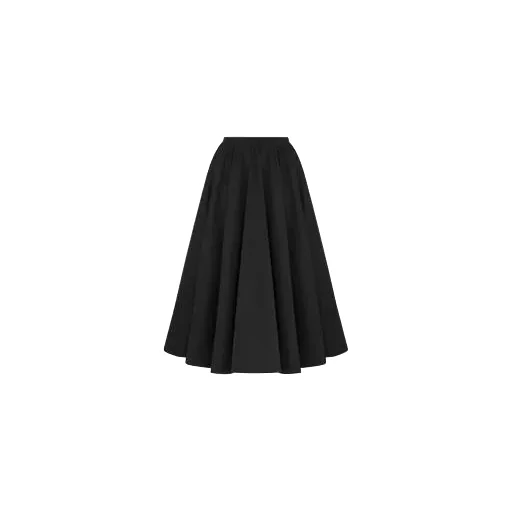 Mid-Length Flared Skirt