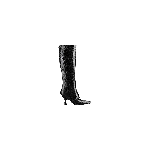 Century Embossed Heeled Boots