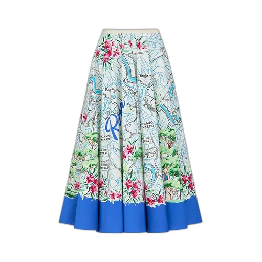 Souvenir Mid-Length Flared Skirt