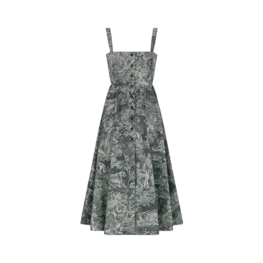 Mid-Length Flared Dress
