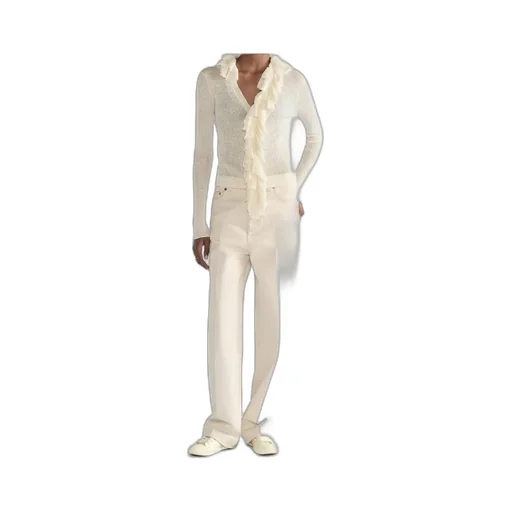Cardigan With Removable Ruched Collar