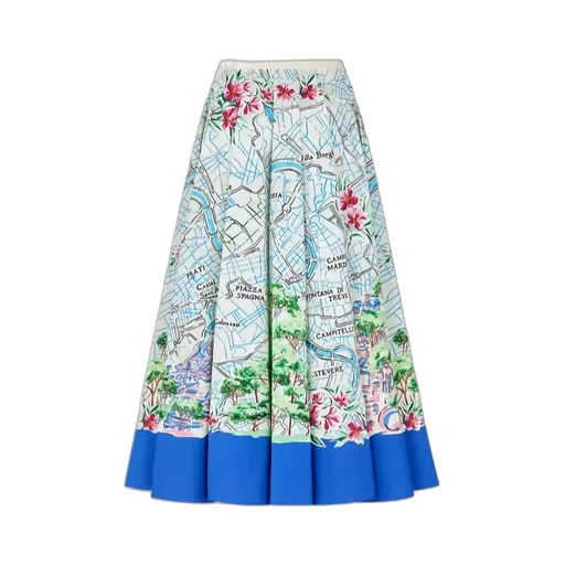 Souvenir Mid-Length Flared Skirt