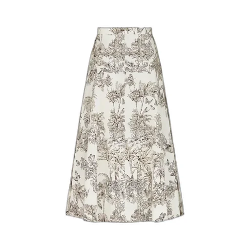 Mid-Length Flared Skirt
