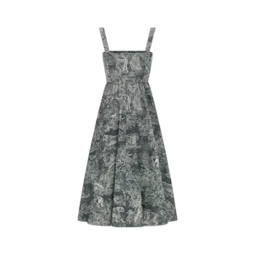 Mid-Length Flared Dress