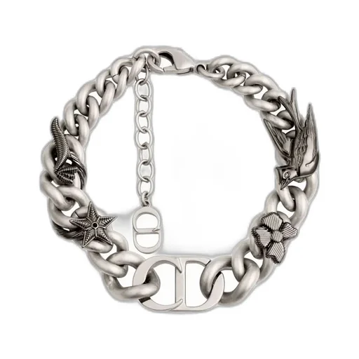 Black Star Chain Link Bracelet