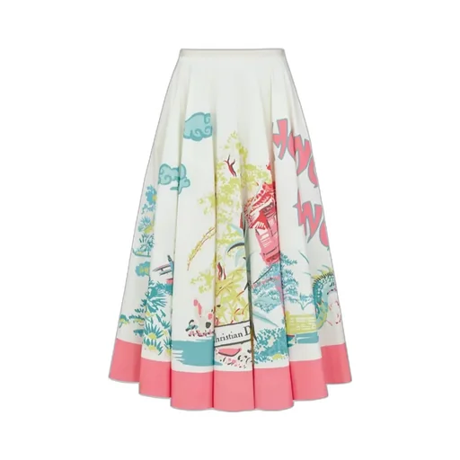 Souvenir Mid-Length Flared Skirt