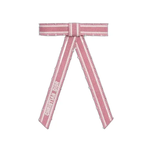 Christian Dior Embroidered Dior Twist Bow