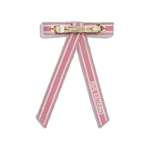 Christian Dior Embroidered Dior Twist Bow