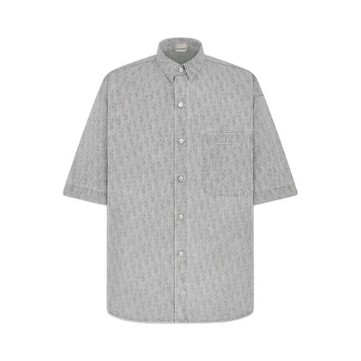 Oblique Short-Sleeved Overshirt