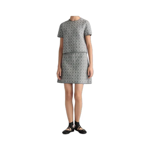 Macrocannage Short-Sleeved Top