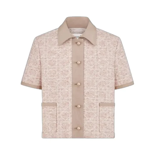 Macrocannage Short-Sleeved Jacket
