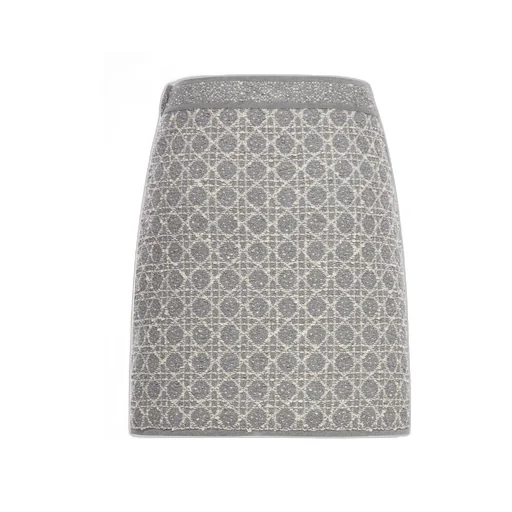 Macrocannage Miniskirt