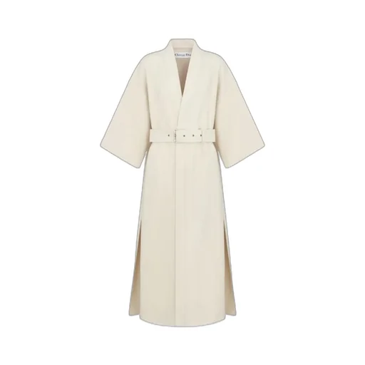 Belted V-Neck Coat