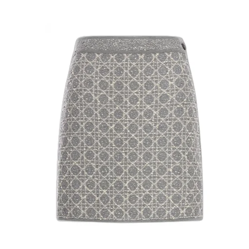 Macrocannage Miniskirt