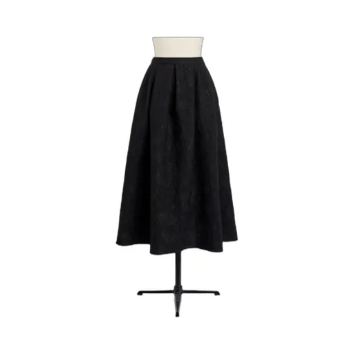 Mid-Length Flared Skirt
